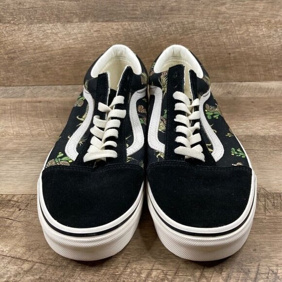 VANS Old Skool Desert Snake Black White Canvas Suede Mens 11 Womens 12.5 NEW - Picture 3 of 9